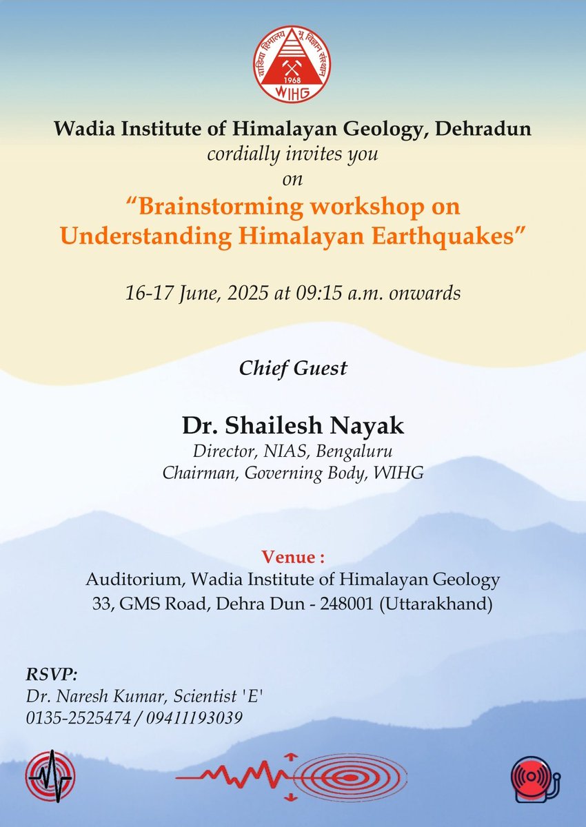 Wadia Institute of Himalayan Geology tweet media