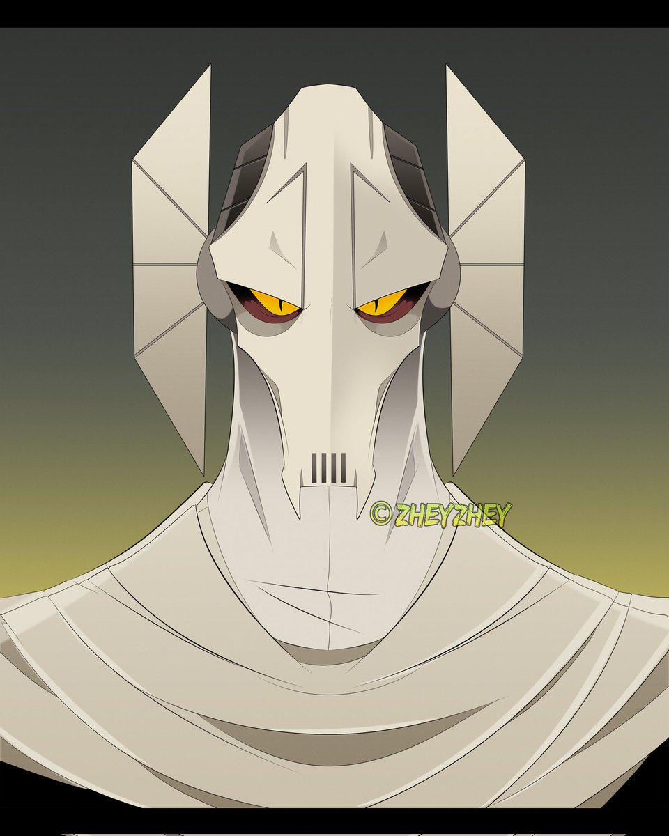 ZheyZheyArts's tweet image. More fan art of 2003 General Grievous.