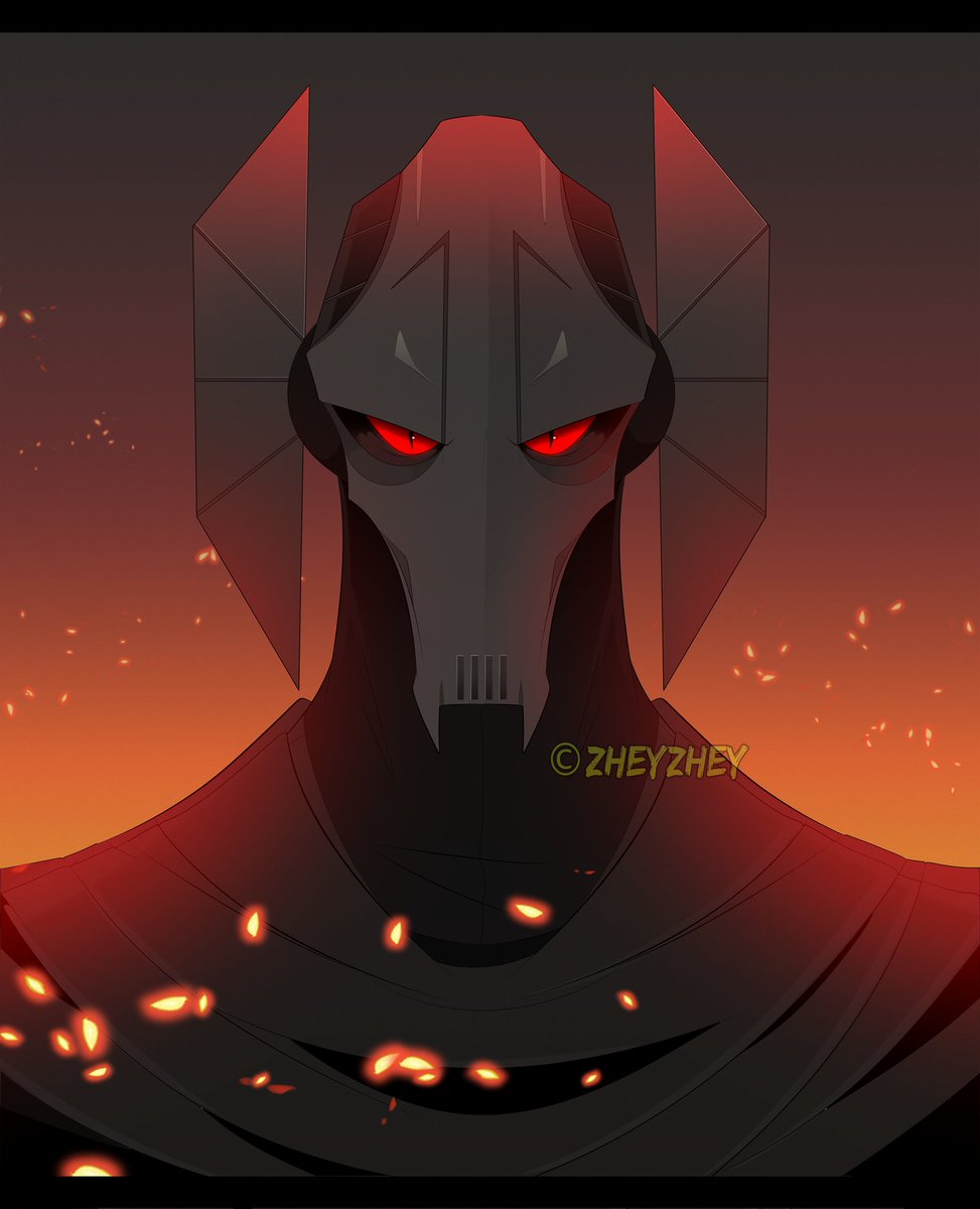 ZheyZheyArts's tweet image. More fan art of 2003 General Grievous.