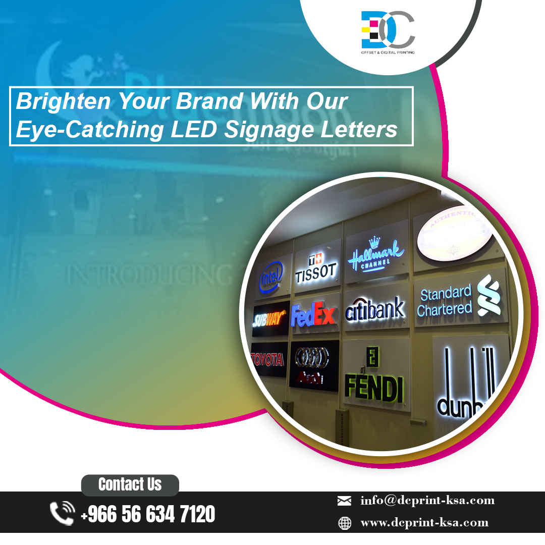 DC__print's tweet image. Make your brand shine bright with custom LED signage letters from EDC!
Trusted by global brands like Toyota, Fendi, and Citibank.

📞 +966 56 634 7120
🌐 deprint-ksa.com

#LEDSignBoard #CustomSignage #BusinessBranding #RetailDesign #SaudiBusiness #EDCPrinting