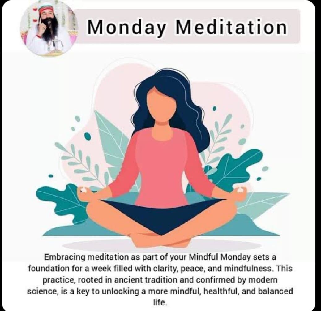 SoniaChoha74534's tweet photo. Every person have some good or bad habits, but it is not that hard to replace bad habits into good habits. Saint MSG gives Self Improvement tips to do meditation that helps boost confidence.This inner strength helps to change bad habits.
#MondayMotivation https://t.co/rTsLJwvBhe