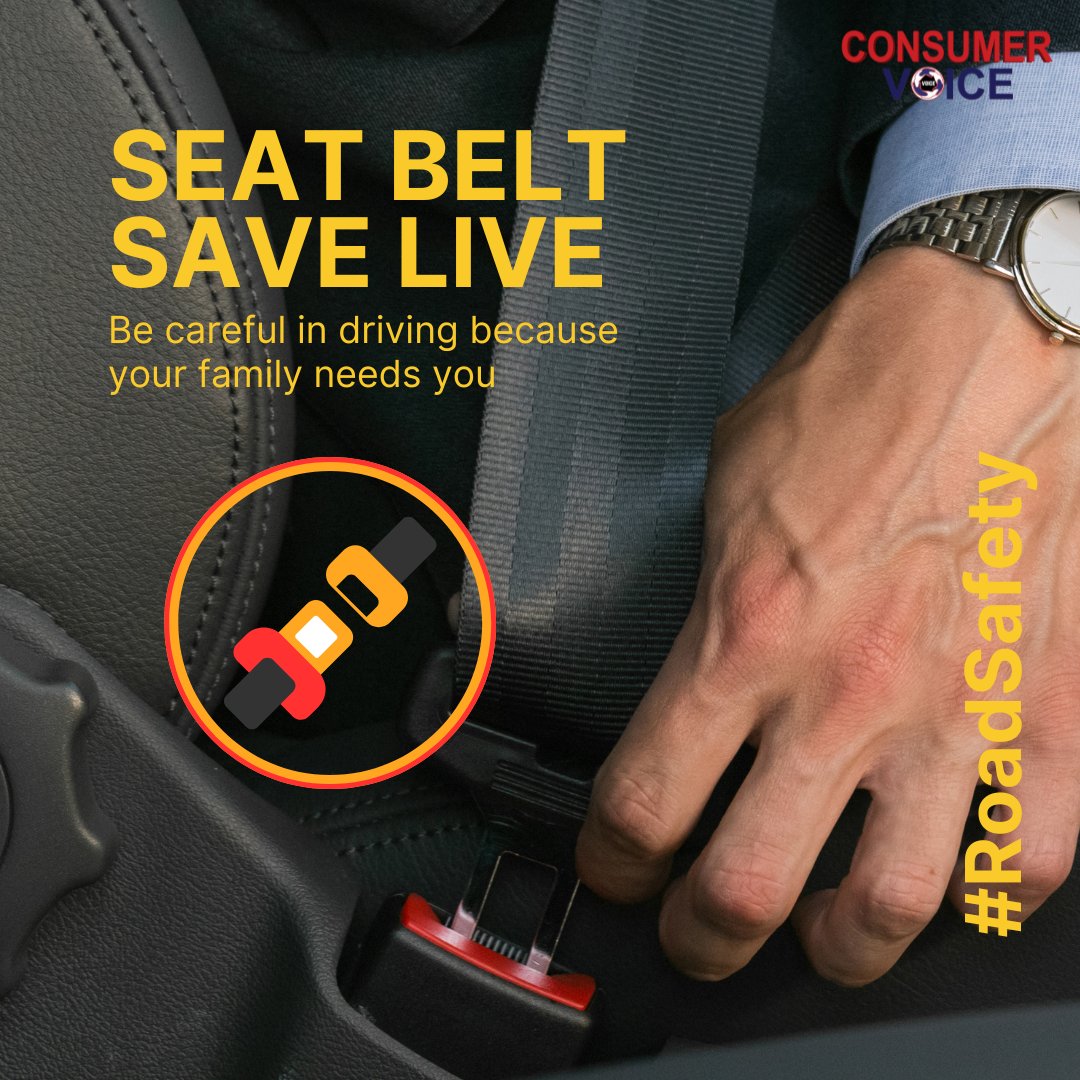 Seat belts aren’t just a rule—they're a lifesaver. Whether you're driving or riding, buckle up every time. Your safety matters, not just to you, but to those who love you.
🔒 Stay strapped. Stay safe.
🚗 Be responsible. Drive safe.

#SeatBeltSavesLives #RoadSafety #DriveSafe