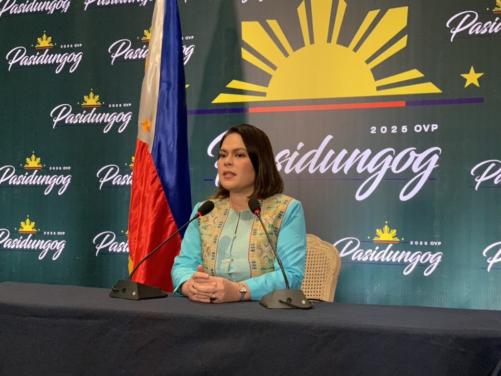 ABSCBNNews's tweet image. Vice President Sara Duterte says OVP will ask Congress for a P733-million budget for 2026 with slight adjustment for inflation. | via @_katrinadomingo