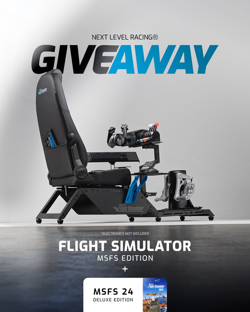 Next Level Racing (@nextlvlracing) on Twitter photo 💥Win the Flight Simulator Cockpit- MSFS Edition! 💥
Built in collaboration with Microsoft Flight Simulator, this cockpit delivers the ultimate immersive flight experience - and it could be yours! 🛫
✅ Like this post
✅ Tag a friend (or multiple)
✅ Follow <a href="/nextlvlracing/">Next Level Racing</a> 💥Win the Flight Simulator Cockpit- MSFS Edition! 💥
Built in collaboration with Microsoft Flight Simulator, this cockpit delivers the ultimate immersive flight experience - and it could be yours! 🛫
✅ Like this post
✅ Tag a friend (or multiple)
✅ Follow <a href="/nextlvlracing/">Next Level Racing</a>