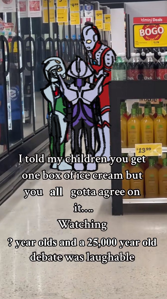 hanging in there with requests .... theyre going pleeease (oc on the left is mine, oc in the middle is nex's!)