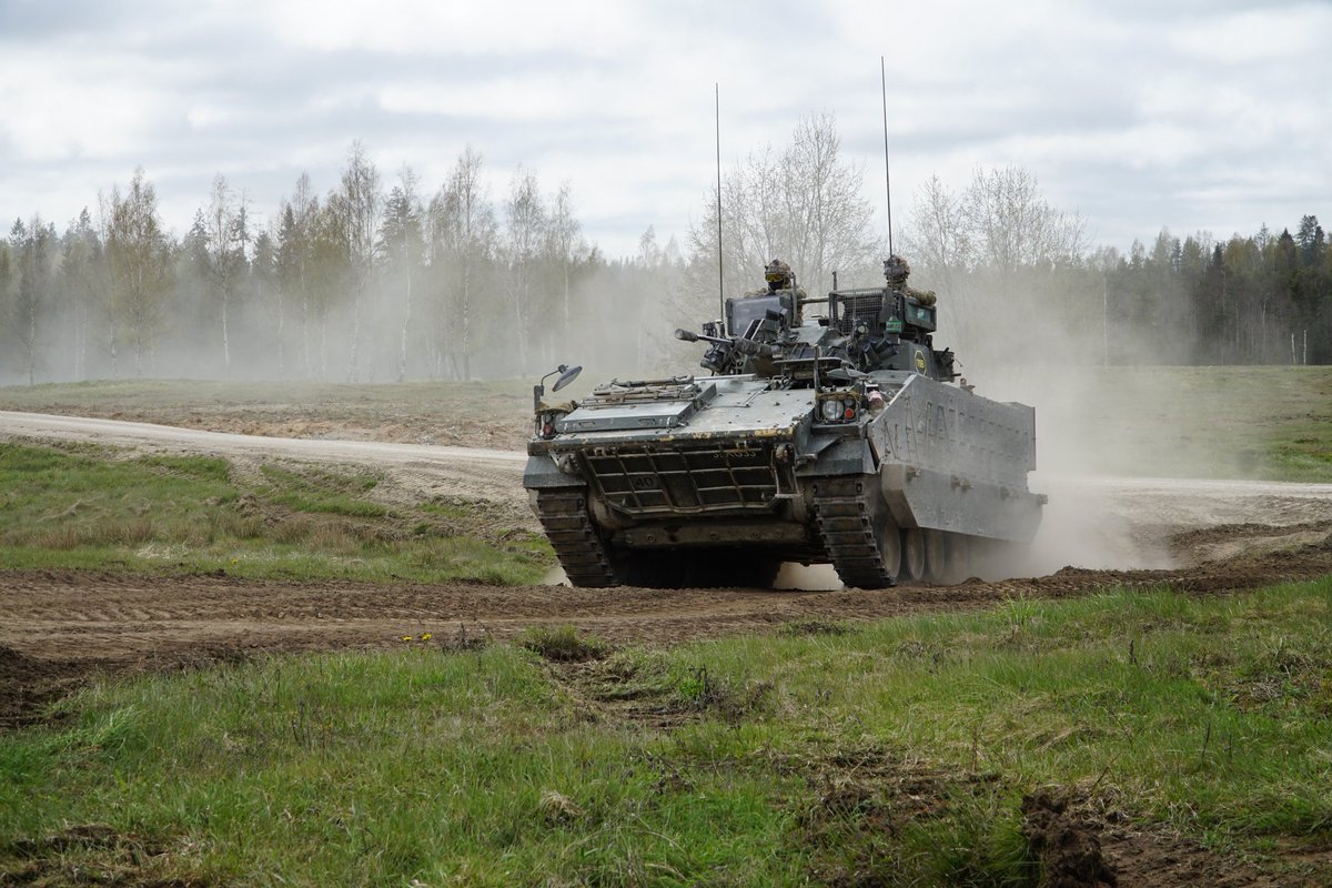 NATO Battlegroup Estonia (@natobgest) on Twitter photo Warrior on the move
IFVs bring speed and firepower to the battlegroup, allowing it to overcome the enemy
#NATO #WeAreNATO #StrongerTogether #estonia #britisharmy #armeefrancaise #kaitsevagi #mondaymotivation <a href="/DefenceOps/">Defence Operations 🇬🇧</a> <a href="/FrForcesEstonia/">French Forces in Estonia</a> <a href="/hqmncne/">HQ Multinational Corps Northeast</a> <a href="/Kaitsevagi/">Estonian Defence Forces | Eesti Kaitsevägi</a> Warrior on the move
IFVs bring speed and firepower to the battlegroup, allowing it to overcome the enemy
#NATO #WeAreNATO #StrongerTogether #estonia #britisharmy #armeefrancaise #kaitsevagi #mondaymotivation <a href="/DefenceOps/">Defence Operations 🇬🇧</a> <a href="/FrForcesEstonia/">French Forces in Estonia</a> <a href="/hqmncne/">HQ Multinational Corps Northeast</a> <a href="/Kaitsevagi/">Estonian Defence Forces | Eesti Kaitsevägi</a>