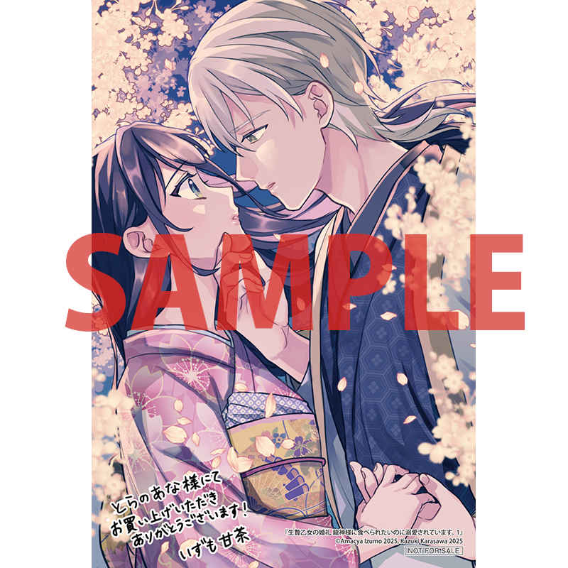 【商業新刊情報】
唐澤和希 先生/原作
桜花舞 先生(<a href="/OukaMai/">桜花舞</a>)キャラクター原案
いずも甘茶 先生/著
「生贄乙女の婚礼 龍神様に食べられたいのに溺愛されています。 1」が発売🎉
とらのあな特典は描き下ろしイラストカード🐯🎁
ぜひお見逃しなく‼️