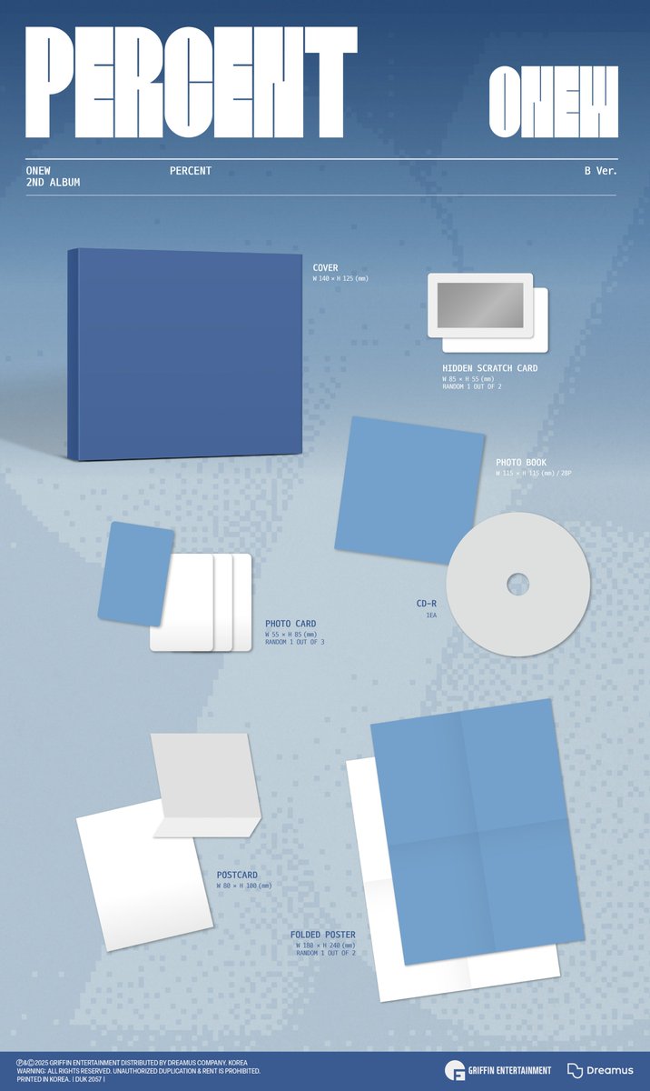 온유 ONEW 2ND ALBUM [PERCENT] 
A Ver. / B Ver

Pre-order
fromm.my/kEMFPX

2025.07.15 6PM (KST)

#온유 #ONEW
#PERCENT #ONEW_PERCENT
#퍼센트 #온유_퍼센트 #온유퍼센트