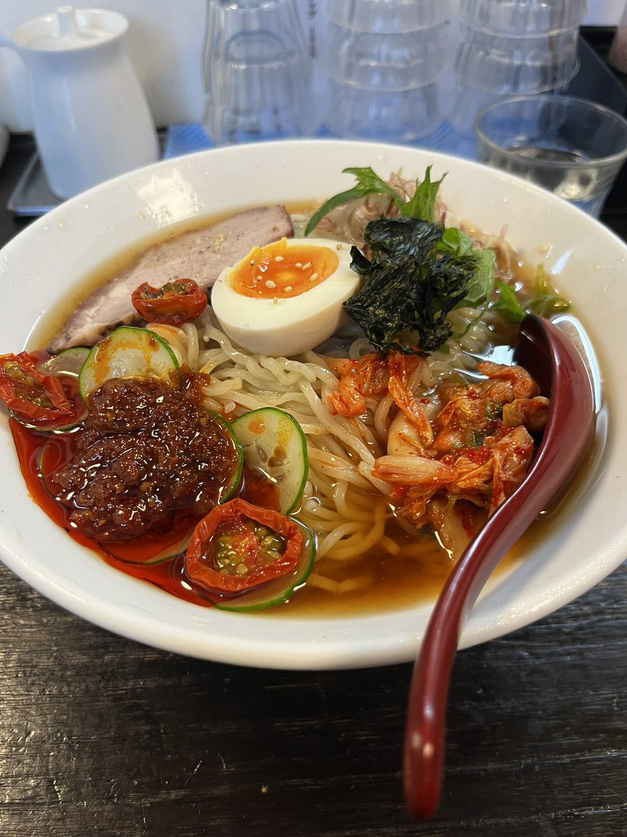 この時期、仕事終わりのこいつがたまらん
#無二冷麺