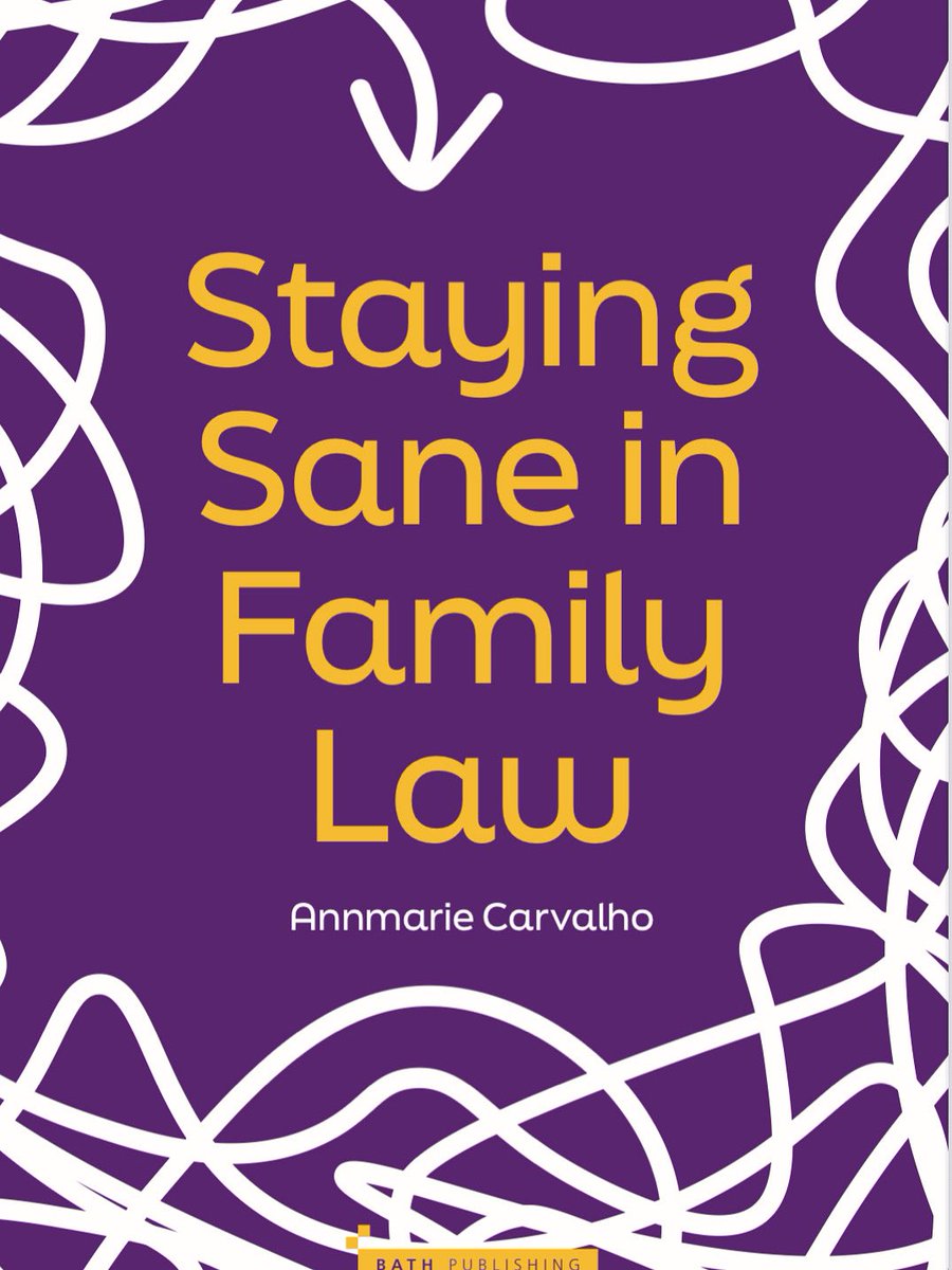 AnnmarieCarvy's tweet photo. Coming soon! 

To be published by @bathpublishing on 30 Sept 2025, ‘Staying Sane in Family Law’ is for anyone working in the family law arena - giving you psychological insight into this complex area &amp; techniques on how to maintain your own mental health #stayingsaneinfamilylaw https://t.co/RiEmgdvQRG