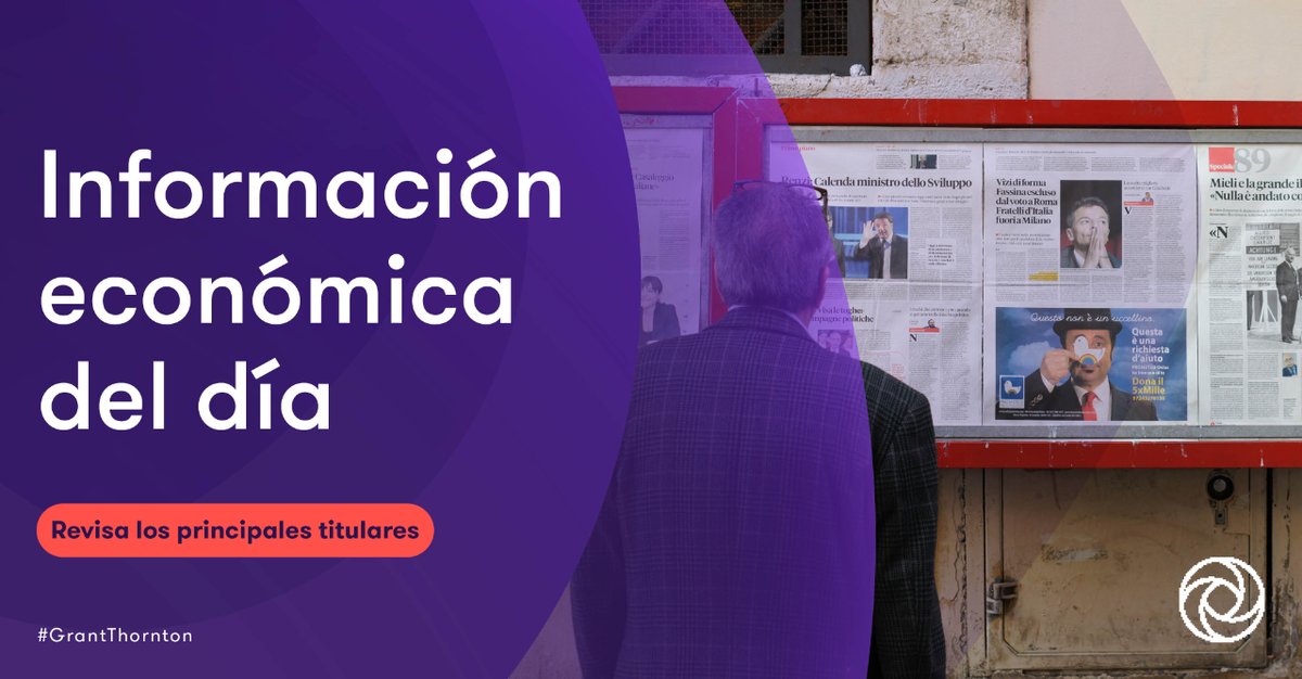 Buenos días!😌

Ya puedes consultar las diferentes portadas de la prensa económica y nacional de hoy.

¡Feliz lunes!😁
es.kiosko.net/es/