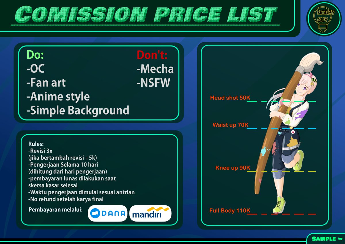 HobbyGuyAnimate's tweet photo. open commission gess, ayo ayo dipesan... https://t.co/13QJp86Y1J