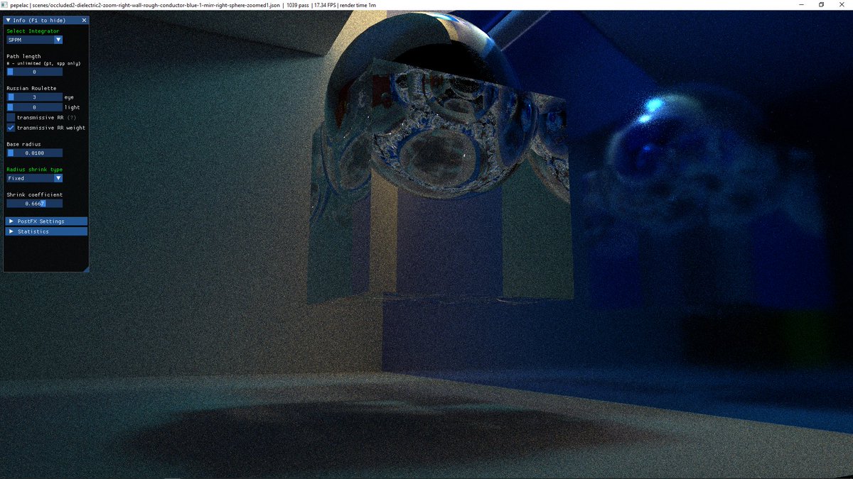 tigratigratigra's tweet image. variative vs fixed radius shrinking at same time
#sppm #photon #mapping #vulkan #rtx #experiment #experimental #invention