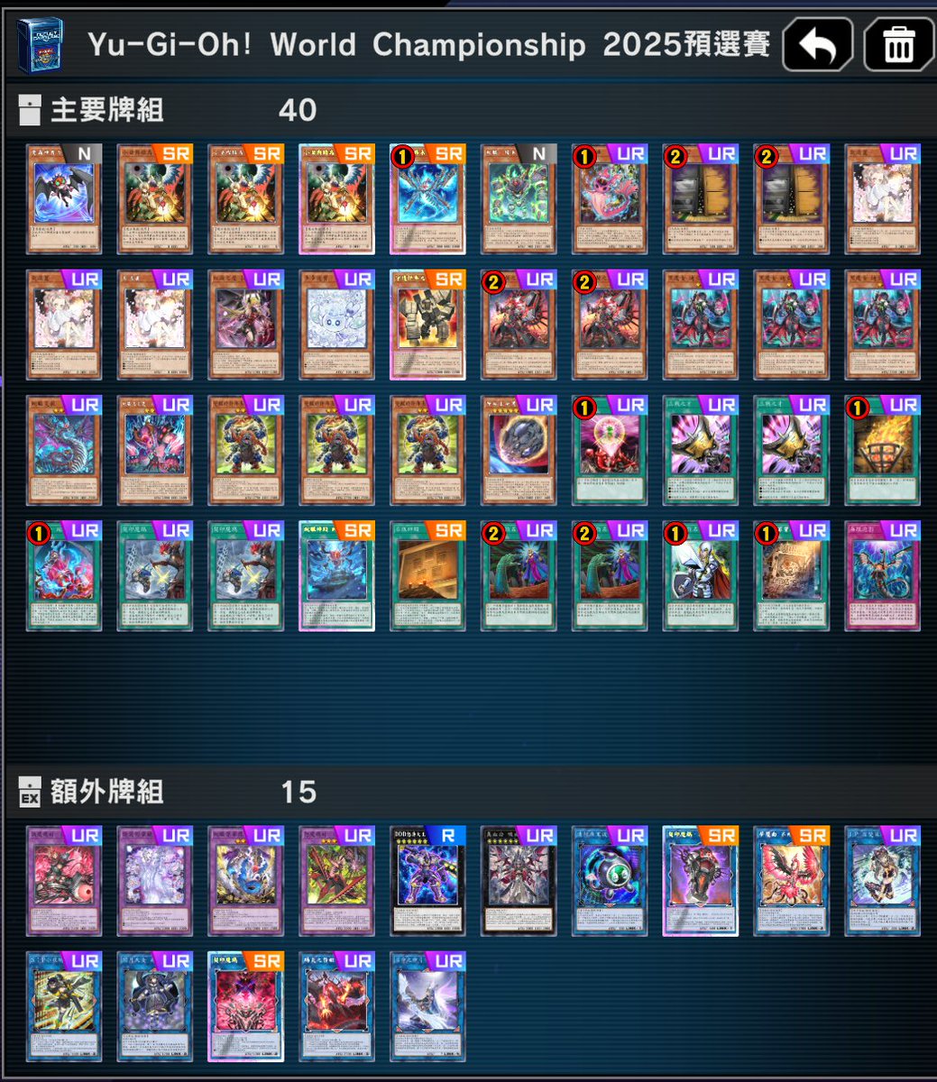 WCQ 2025
Final dp:70741
Deck:snake-eyes
希望最後結算是亞一，大家WCQ辛苦了! 
GGS!