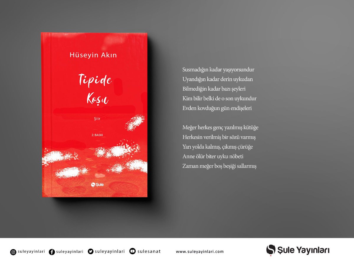 Hüseyin Akın’ın “Tipide  Koşu” kitabının 2.Baskısı çıktı!