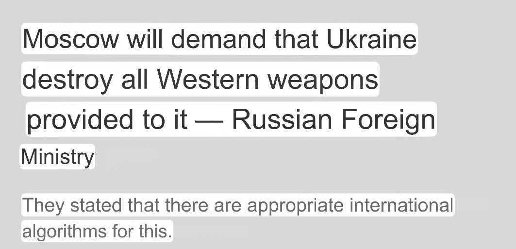 Pretty sure Ukraine is already destroying Western weapons by shoving them straight up the asses of ruzzian orcs