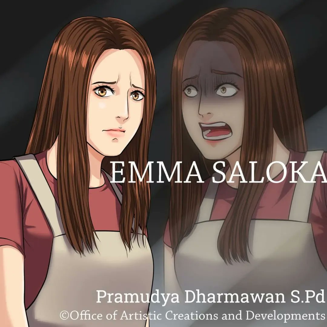 OACDDispatchX's tweet photo. Berkenalan dengan Emma Saloka dari komik Pramudya Dharmawan S.Pd! https://t.co/mEqHnHs8uP