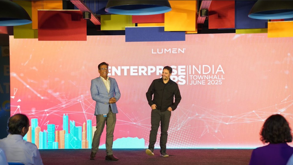 Lumen_India's tweet image. Over 600 Lumenaries cheered as Lumen India hosted its global leaders at the Enterprise Operations Town Hall! Inspiring reflections, strategic insights, and well-deserved recognitions made it a day to remember.
#LumenIndia #EnterpriseOperations #StrategicLeadership