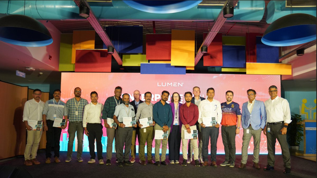 Lumen_India's tweet image. Over 600 Lumenaries cheered as Lumen India hosted its global leaders at the Enterprise Operations Town Hall! Inspiring reflections, strategic insights, and well-deserved recognitions made it a day to remember.
#LumenIndia #EnterpriseOperations #StrategicLeadership