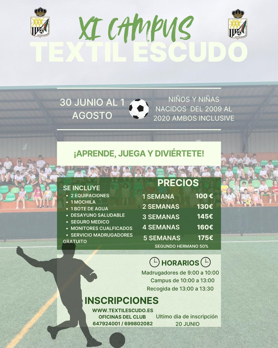 ✍🏻 El viernes cerramos inscripciones para nuestro Campus‼️