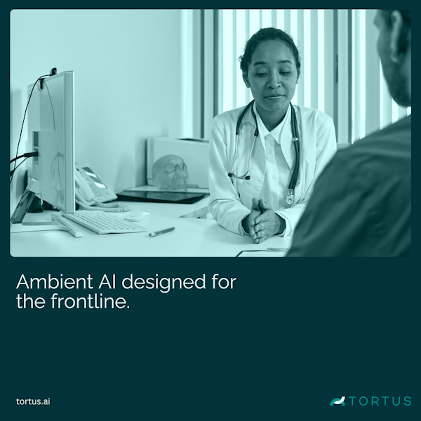 At TORTUS, we remove admin from clinical workflows so clinicians can focus on care. Our AI listens, learns &amp; writes in real time — all meeting top safety &amp; regulatory standards.

Built for the NHS: MHRA-registered, Cyber Essentials Plus, DTAC &amp; DCB0129 compliant.
