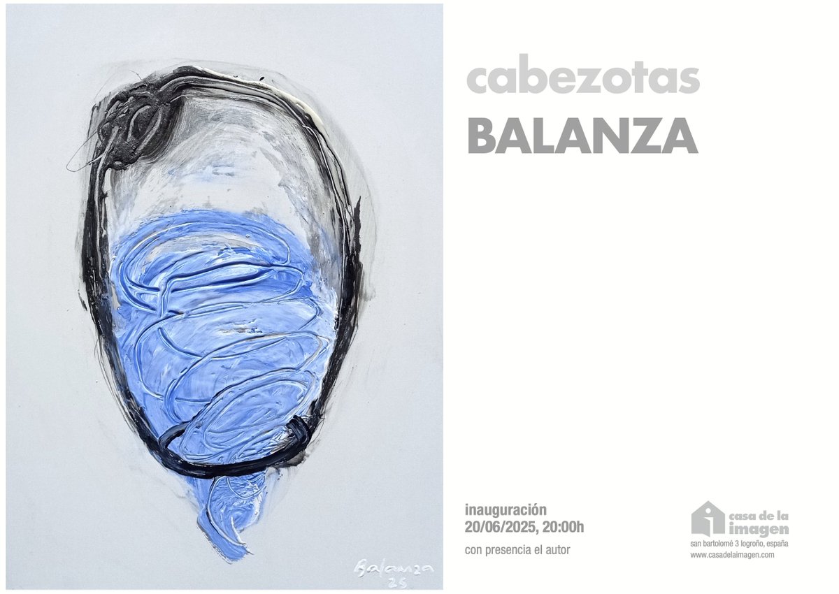 Este viernes a las 20h, inauguramos las «Cabezotas» de Balanza: