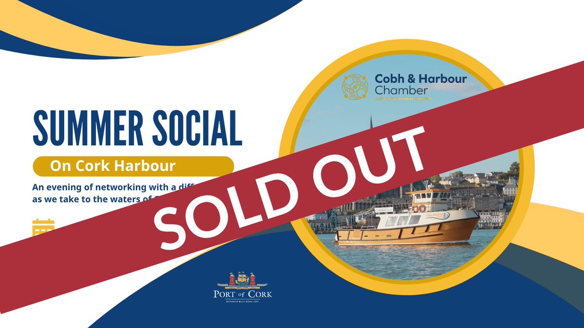 We’re looking forward to welcoming you all to the sold out event - this Thursday! Boarding from Kennedy Pier at 6:00 PM, we’re set for a great evening on the water with members, friends, and local businesses.

If you’d like to join, contact the Chamber office on 021 4813612.