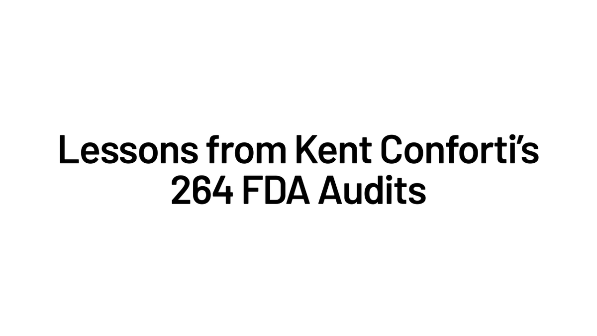 Atlas0Com's tweet image. 264 FDA audits. 114 Form 483s.
What we learned from Inspector Kent Conforti’s inspection history—and how it impacts clinical compliance today.
👉 atlas-compliance.ai/inspectorDetai…

#FDAInspections #Form483 #ClinicalCompliance #KentConforti #RegulatoryAffairs