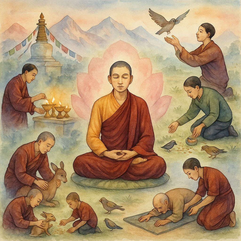 "Kindness is not a sign of weakness —
It is the ultimate form of strength.
Even small acts of kindness transform the world."
— Karmapa Ogyen Trinley Dorje
Carry kindness into your day. 🌿
#TibetanBuddhism #Kindness #Karmapa #DailyPractice