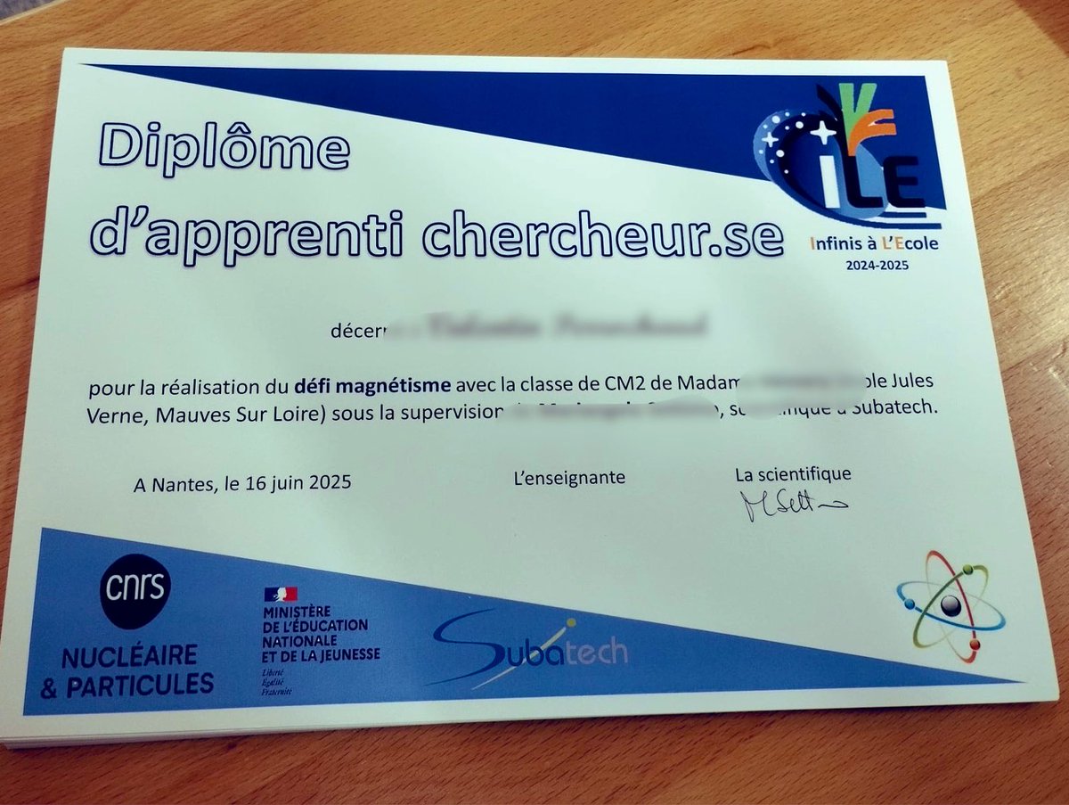 DSDEN de la Loire-Atlantique (@dsden44) on Twitter photo 🏫👩🔬Démystifier et faire entre la science dans les classes
👉 250 élèves de CM1-CM2 à Subatech pour partager leurs expériences de jeunes chercheurs ! 🔬🧪
Un grand bravo à eux, à leurs enseignants et aux scientifiques qui les ont accompagnés
#InfinisàlÉcole <a href="/IMTAtlantique/">IMT Atlantique</a> 🏫👩🔬Démystifier et faire entre la science dans les classes
👉 250 élèves de CM1-CM2 à Subatech pour partager leurs expériences de jeunes chercheurs ! 🔬🧪
Un grand bravo à eux, à leurs enseignants et aux scientifiques qui les ont accompagnés
#InfinisàlÉcole <a href="/IMTAtlantique/">IMT Atlantique</a>