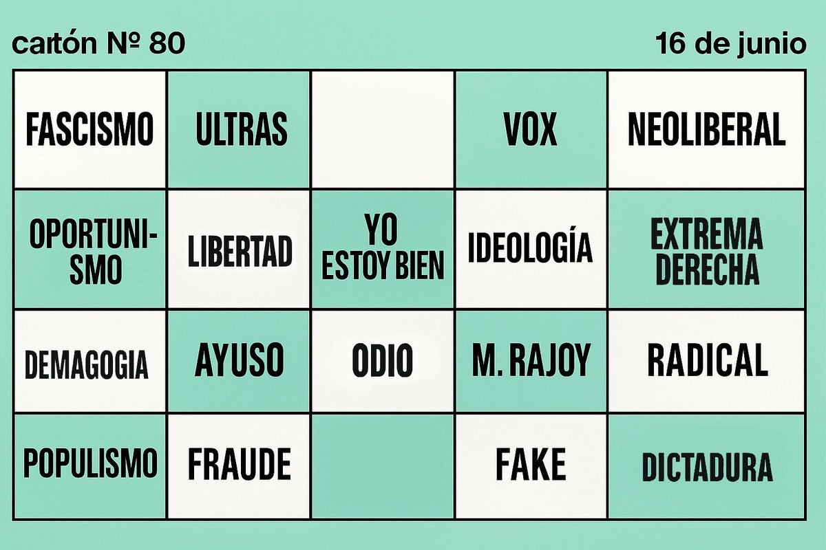 El BINGO para hoy