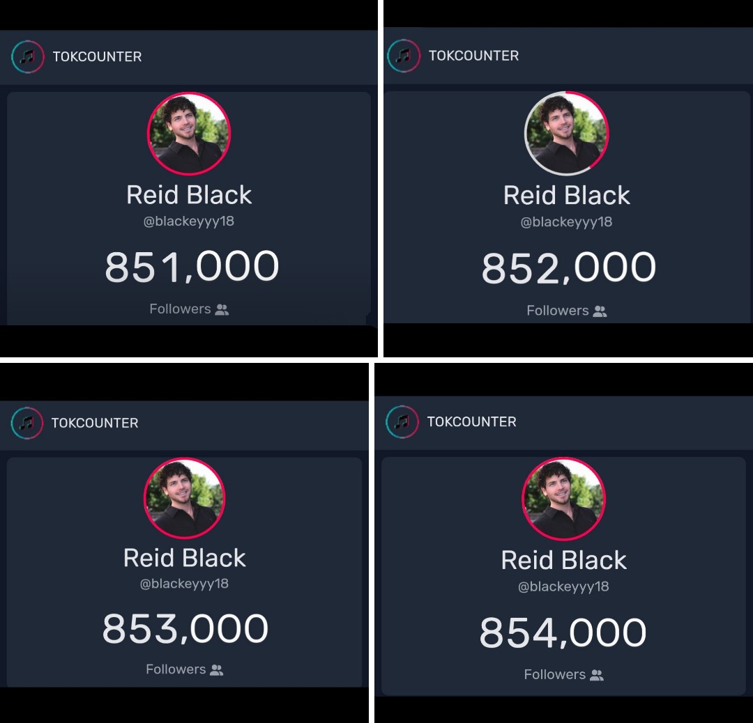 Lissettesparkls's tweet photo. 851K, 852K, 853K Sunday milestones &amp; 854K our first  Monday milestone, great start to the week🖤🎉🖤 #roadto900K #roadto1million https://t.co/DzJQ0IyqCT
