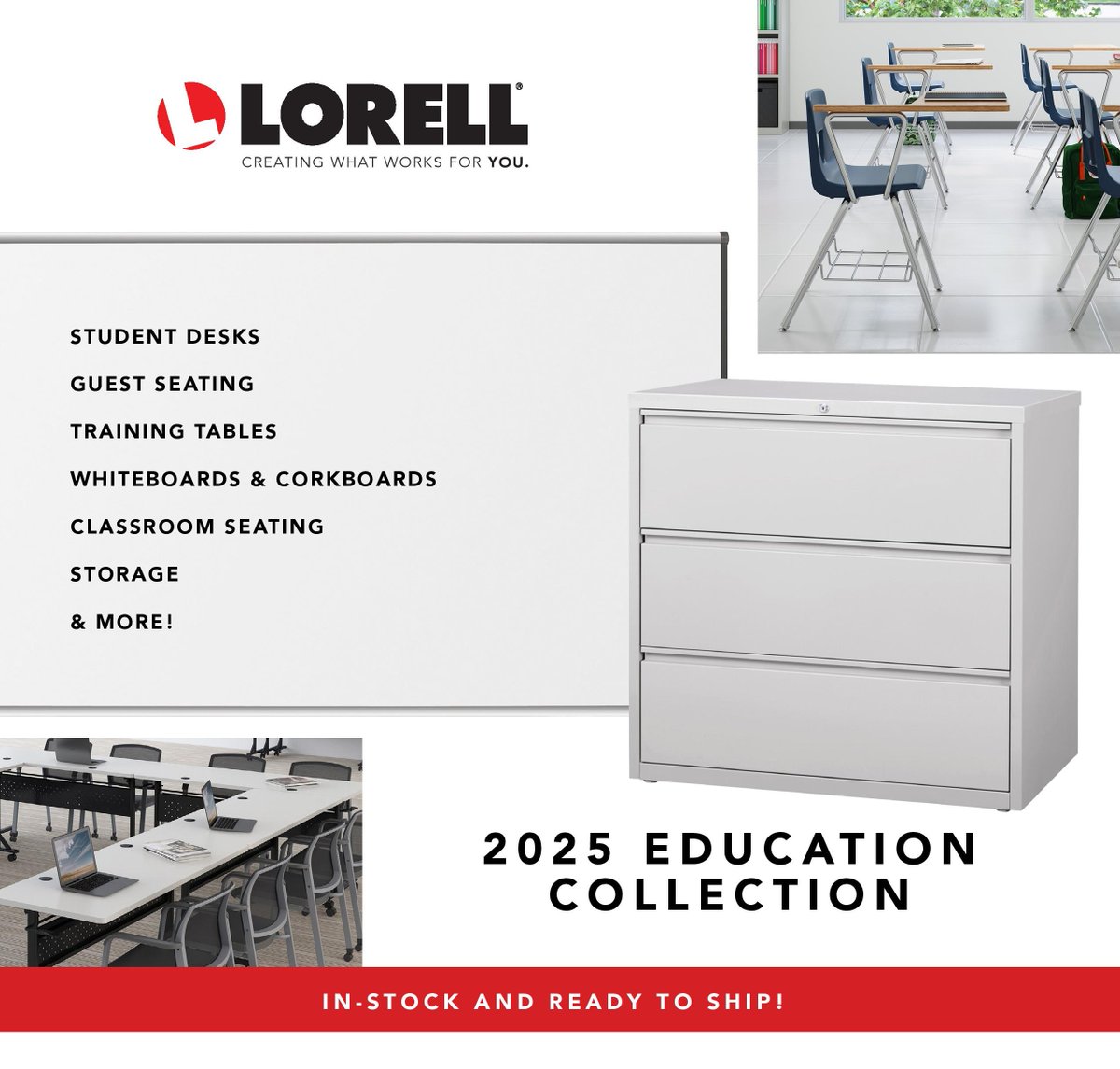 Prepare for the next school season with Lorell’s 2025 Education collection. 

Outfit your smart classroom with easy ordering from Richter Total Office!

shop.richteronline.com/richter/Search…