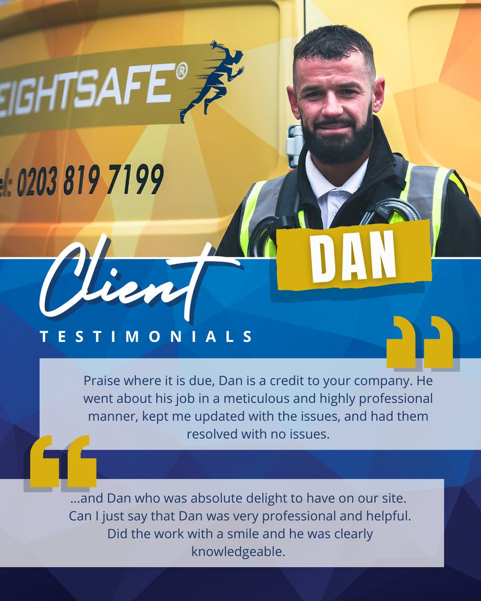 Shoutout to Dan &amp; our compliance team for setting the bar high!

Recently praised as “meticulous,” “professional,” and “always smiling,” Dan exemplifies the expertise &amp; positive attitude our team brings to every site.

Thanks for going above &amp; beyond—delivering excellence!