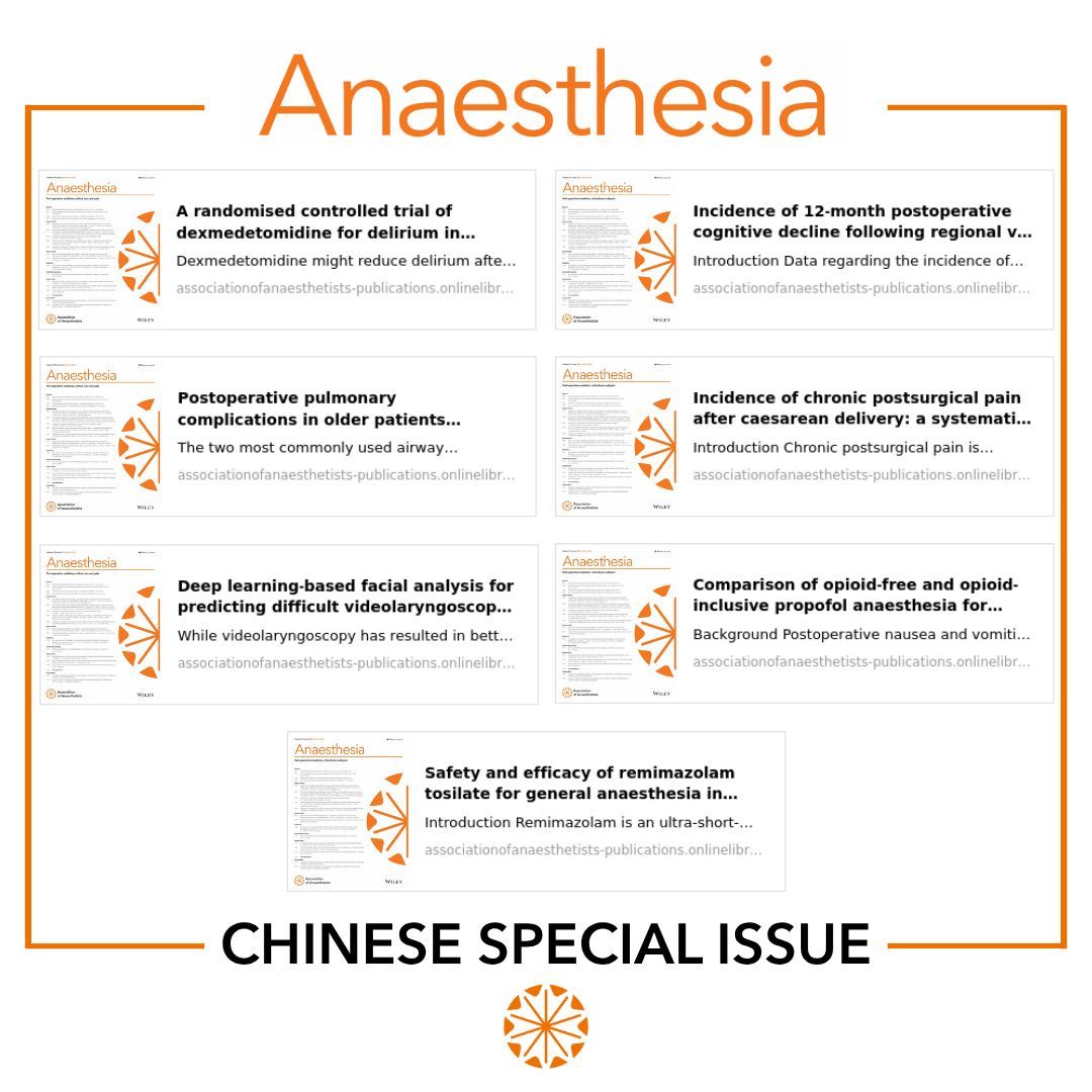 ππ―π’π¦π΄π΅π©π¦π΄πͺπ’ (@anaes_journal) on Twitter photo Check out our Chinese Special Issue! #anaesthesia
β¦-publications.onlinelibrary.wiley.com/doi/toc/10.111β¦ Check out our Chinese Special Issue! #anaesthesia
β¦-publications.onlinelibrary.wiley.com/doi/toc/10.111β¦