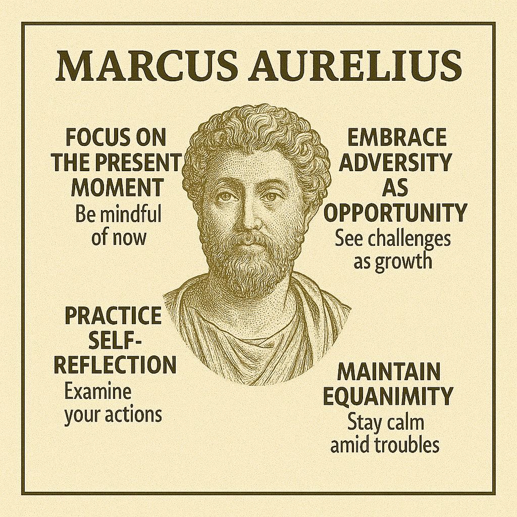 Marcus Aurelius, the philosopher-emperor, believed true power lies in mastering one's mind, not the world. His Stoic wisdom still guides us to find peace through adversity.