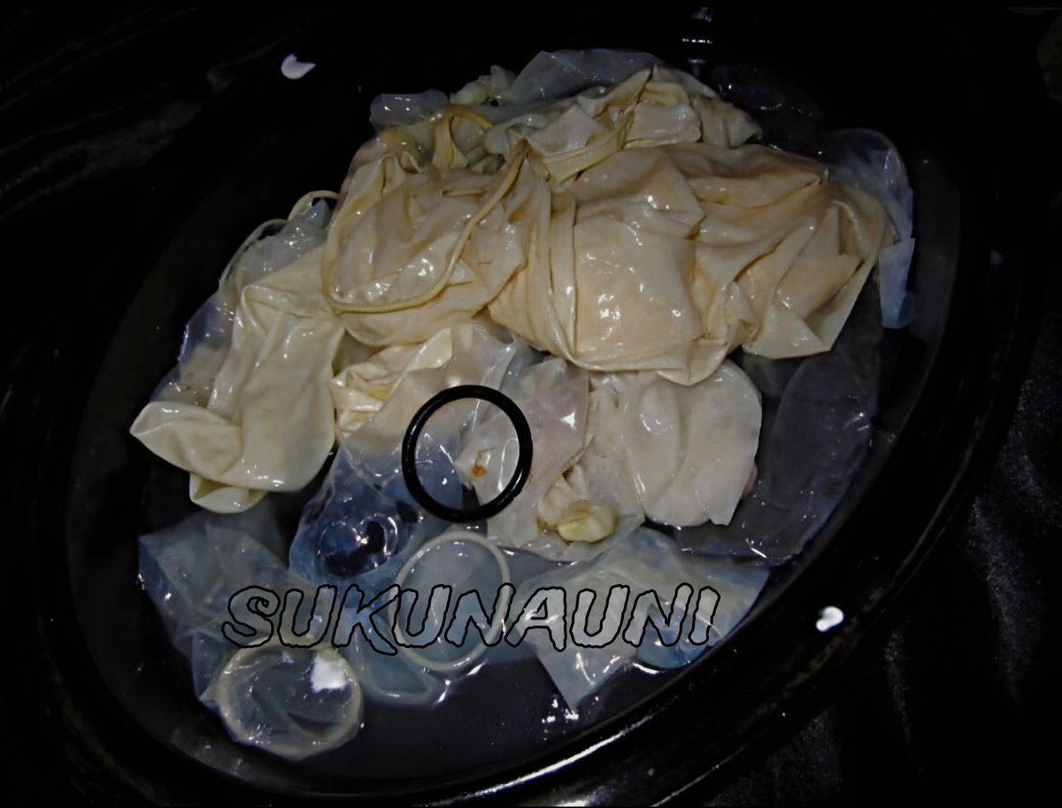 😈!!𝗪𝗔𝗥𝗡𝗜𝗡𝗚!!🔞
— Argh... Stupid fa**ots... Look at this wonderful work: this bowl contains all the con*oms I've collected over the week. Someone's underpants even ended up in here, what a disgrace~ But anyway, it's all covered in a fresh batch of sem@n. Ha ha!💦~