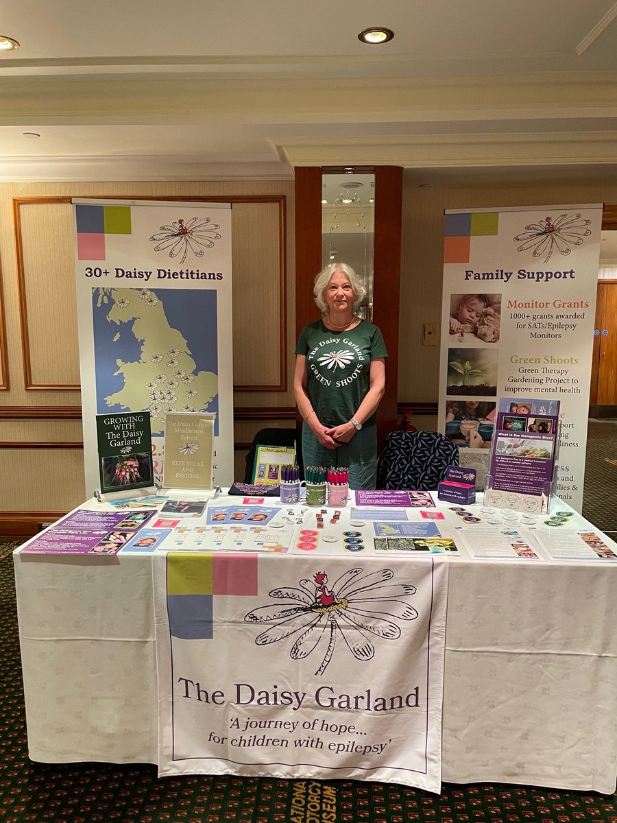 Our <a href="/thedaisygarland/">The Daisy Garland</a> resources are flying off our stand at the <a href="/ESNA_epilepsy/">ESNA</a> conference today! Sara and Nikki are working hard to raise lots and lots of awareness about #epilepsy #keto and the vital work we do. To find out more click here...
thedaisygarland.org.uk/Pages/Category…
