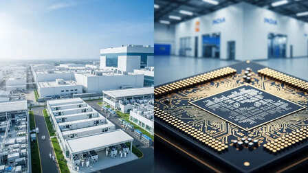 🚨Tata electronics launches India's first Semiconductor chip fab in gujrat.