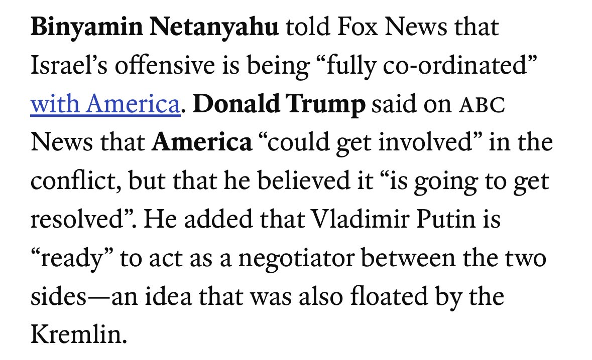 Nos merecemos algo mejor que un mundo en el que la paz y la estabilidad globales dependen de dos criminales de guerra y un lunático.