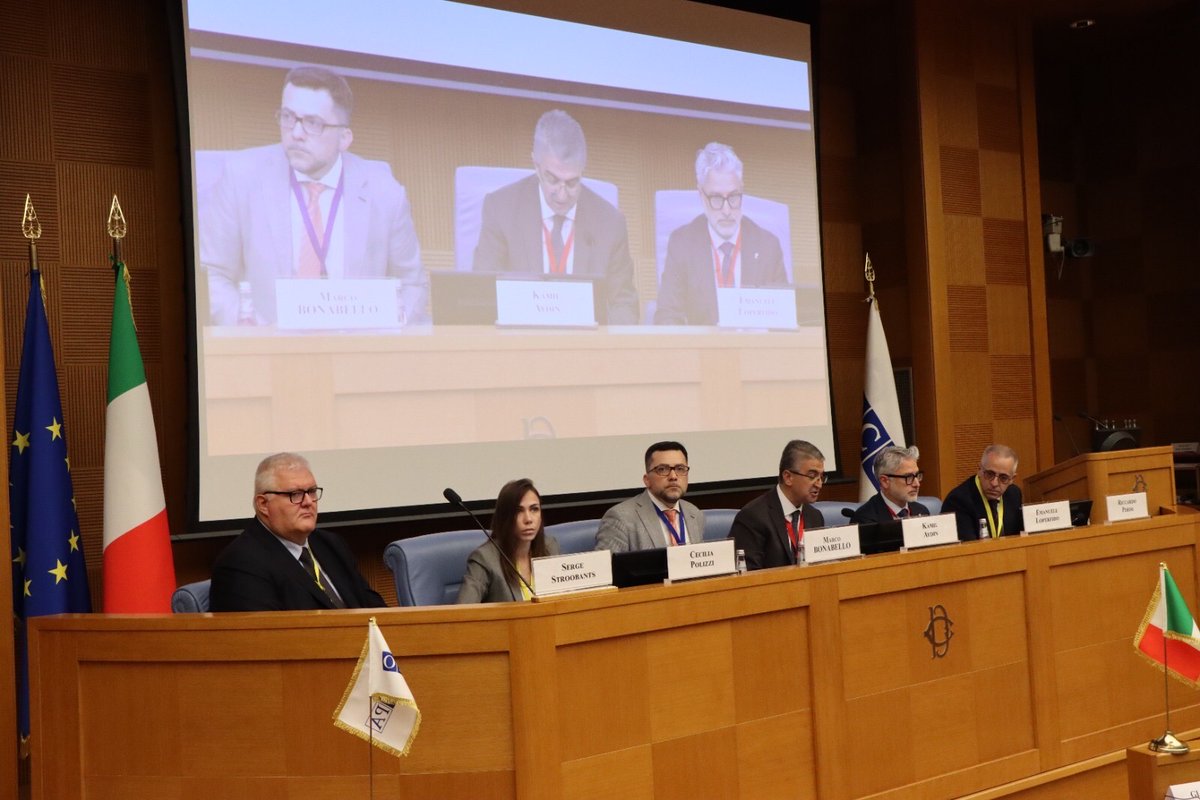 NextWaveIntl's tweet image. Youth radicalization is one of the most alarming developments to security.  

At the @OSCE Inter-Parliamentary Conference on Organized Crime, our CEO, @_CeciliaPolizzi, discussed terrorism trends involving youth, hosted by @Montecitorio and @oscepa.