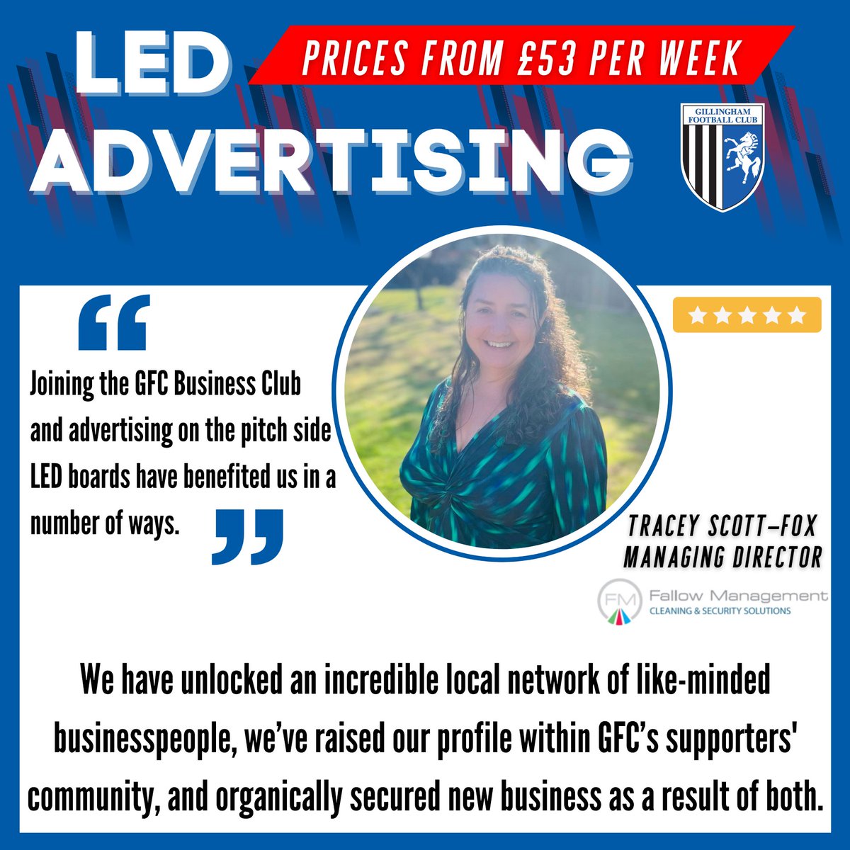 Gillingham FC (@thegillsfc) on Twitter photo Don't take our word for it, this is what <a href="/Fallow_Mgt/">Fallow Management</a> have had to say on becoming one of our many business club partners! ๐ค
๐ฑ01634 300000
๐ปsales@priestfield.com
#Gills | <a href="/GFC_Commercial/">GFC Commercial</a> Don't take our word for it, this is what <a href="/Fallow_Mgt/">Fallow Management</a> have had to say on becoming one of our many business club partners! ๐ค
๐ฑ01634 300000
๐ปsales@priestfield.com
#Gills | <a href="/GFC_Commercial/">GFC Commercial</a>