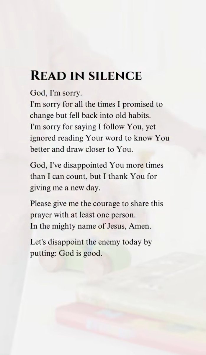 Read in silence