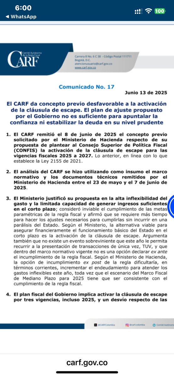 El ministerio de Hacienda se declara incaoaz de manejar la situación fiscal sin recurrir a expertos que lo asistan en la generación de distintas a darse por vencidos. La funcion de un ministro de Hacienda es aportar recursos cuando se necesitan no declararse impotente