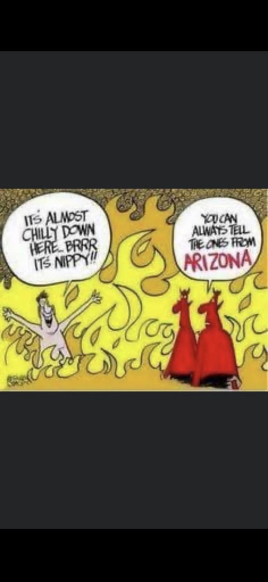 Good morning! It’s going to be about 111 degrees today. Yesterday was 114.  Hopefully these will be the hottest days of the year but June isn’t over yet.  Y’all have an awesome day and stay cool! 🇺🇸❤️🤍💙🇺🇸