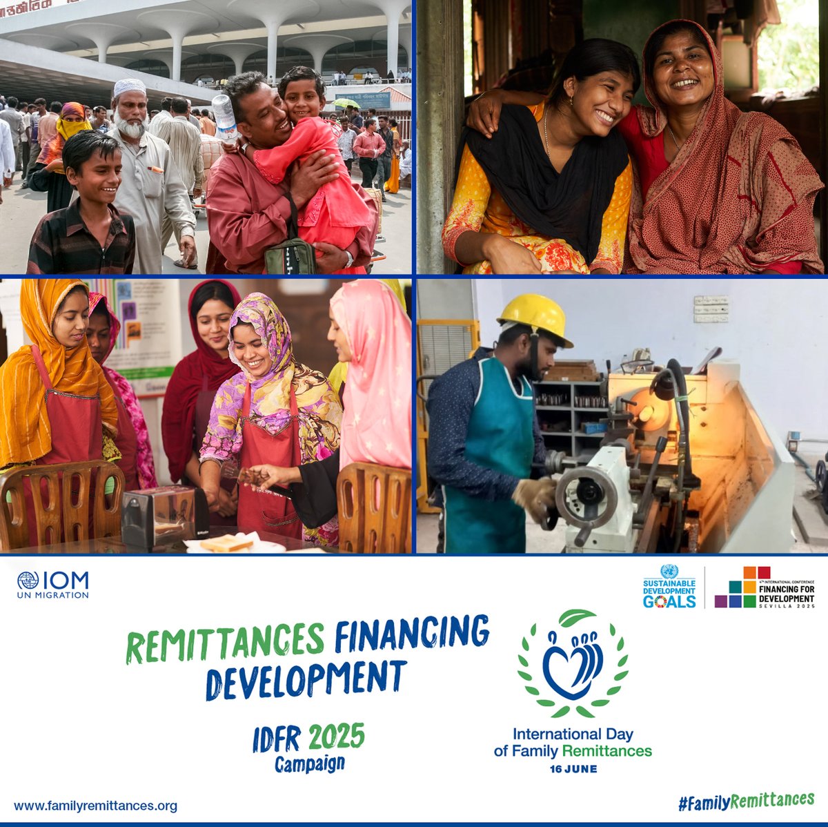 💸 Did you know⁉️
🇧🇩 received USD$ 20B on average in remittances over the last 5 years — amounting to 6% of 🇧🇩’s economy &amp; supporting 1 in 4 households.

This #FamilyRemittances Day, we salute the sacrifices &amp; support the dreams of our migrants who power progress back home. #IDFR