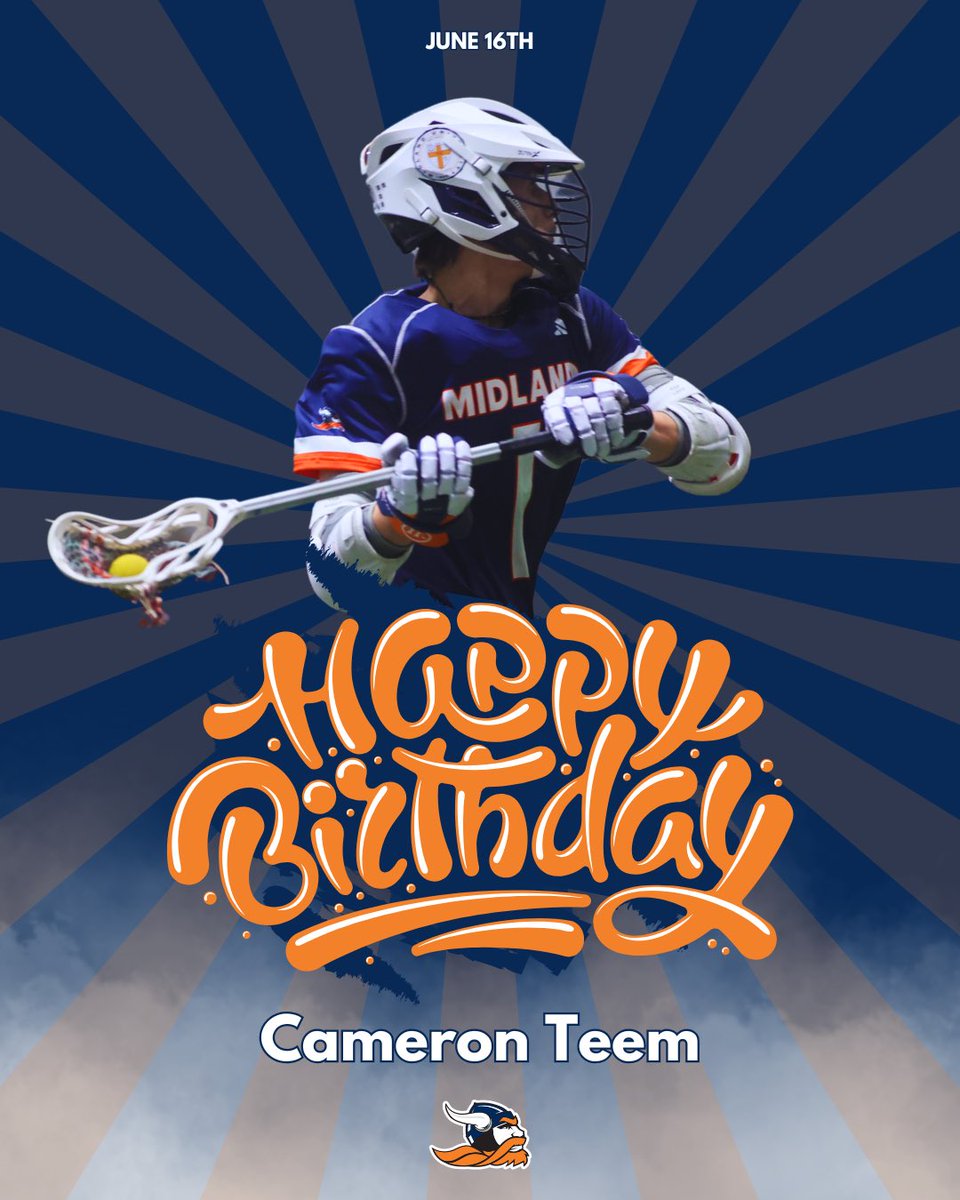 MidlandUMLax's tweet image. Happy birthday to rising sophomore Cameron Teem! π
Have a great day, 1οΈβ£βΌοΈ
#happybirthday #midlandlacrosse