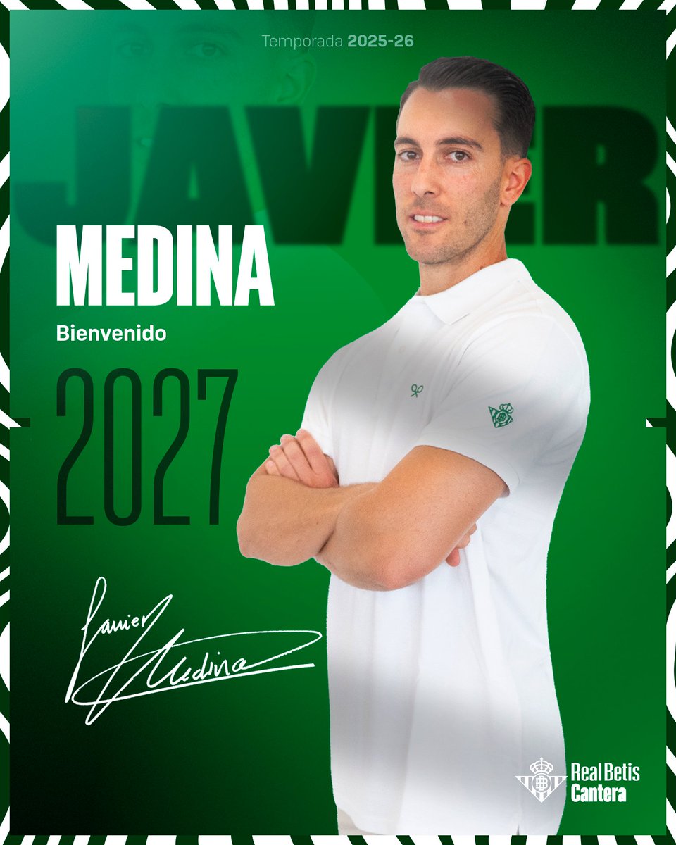 🚨👇 El #RealBetis oficializa el fichaje de Javi Medina como nuevo entrenador del Betis Deportivo