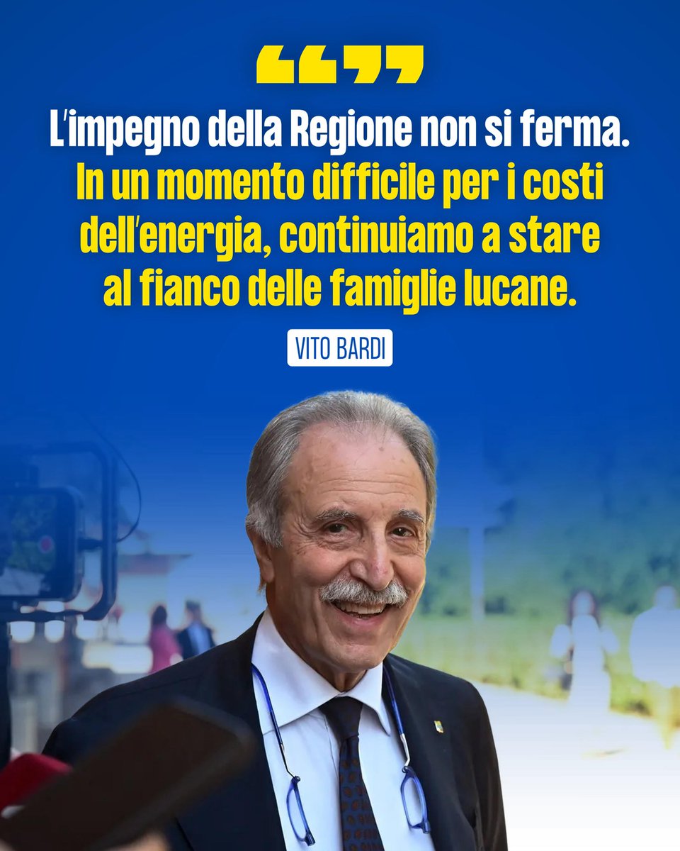 Il Bonus Gas continua, con un sistema migliorato.

Il contributo in bolletta, che sostiene le famiglie lucane, viene erogato regolarmente.

Andiamo avanti! #Basilicata