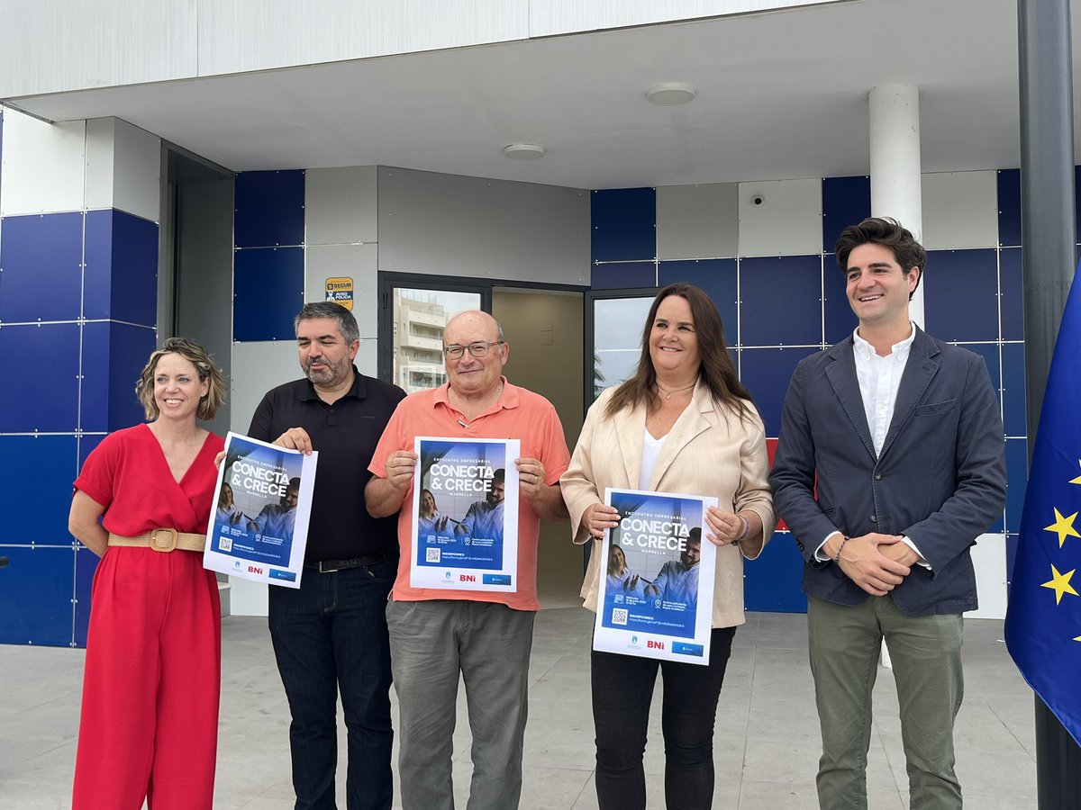 RTV Marbella (@rtvmarbella) on Twitter photo Medio centenar de empresas participarán este miércoles en el encuentro 'Conecta y Crece' para fomentar nuevas oportunidades de negocio y relaciones empresariales en el ámbito local. La cita está impulsada por <a href="/BNIMalaga/">BNI Málaga</a> y cuenta con la colaboración del <a href="/Ayto_Marbella/">Ayto. Marbella</a>. Medio centenar de empresas participarán este miércoles en el encuentro 'Conecta y Crece' para fomentar nuevas oportunidades de negocio y relaciones empresariales en el ámbito local. La cita está impulsada por <a href="/BNIMalaga/">BNI Málaga</a> y cuenta con la colaboración del <a href="/Ayto_Marbella/">Ayto. Marbella</a>.